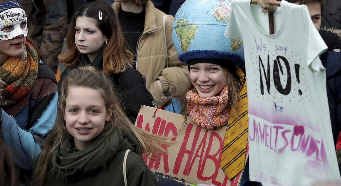 Germany Climate Student Protests © AP