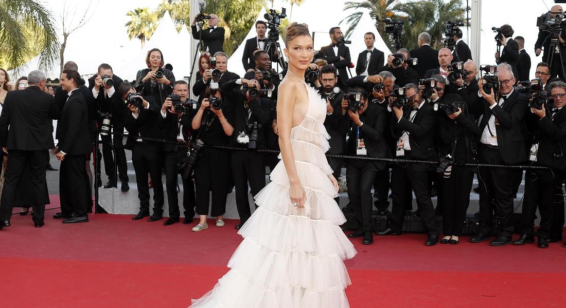 Rocketman Premiere - 72nd Cannes Film Festival Bella Hadid in Dior © EPA