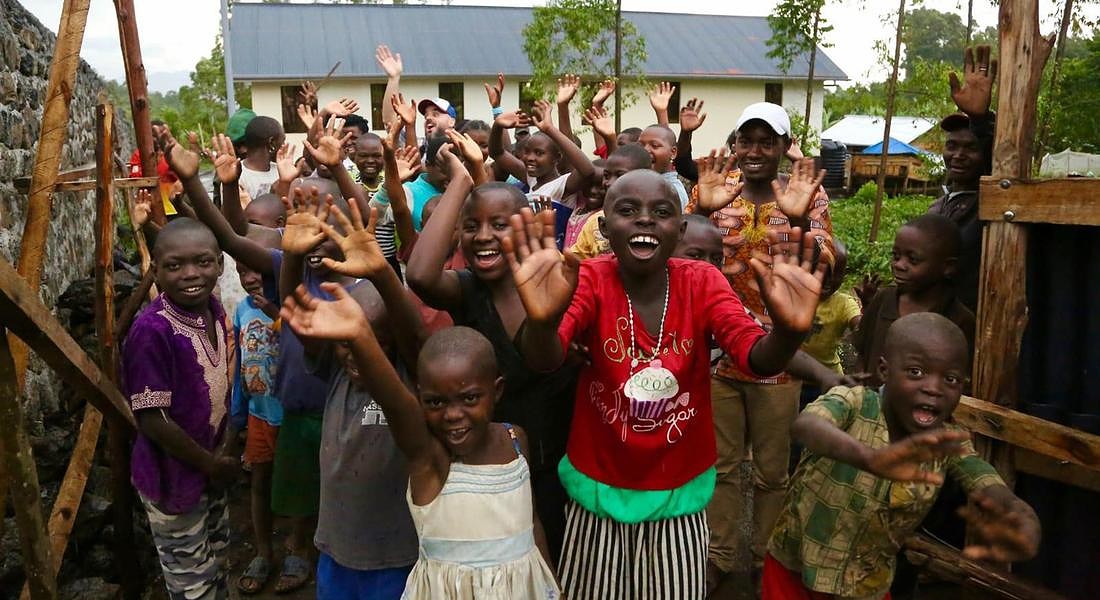 'The Gazelles of Silvana' è la mostra fotografica dedicata al progetto Passy's Kids per i piccoli orfani di guerra del Congo orientale. © ANSA
