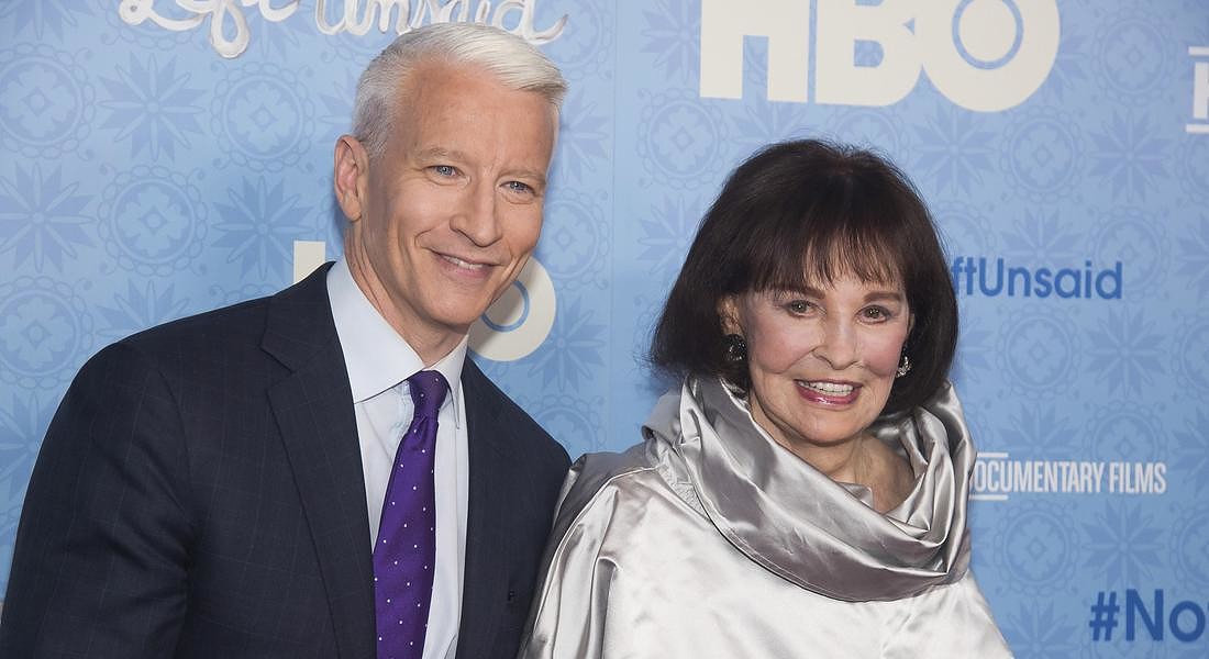 Anderson Cooper e Gloria Vanderbilt © AP