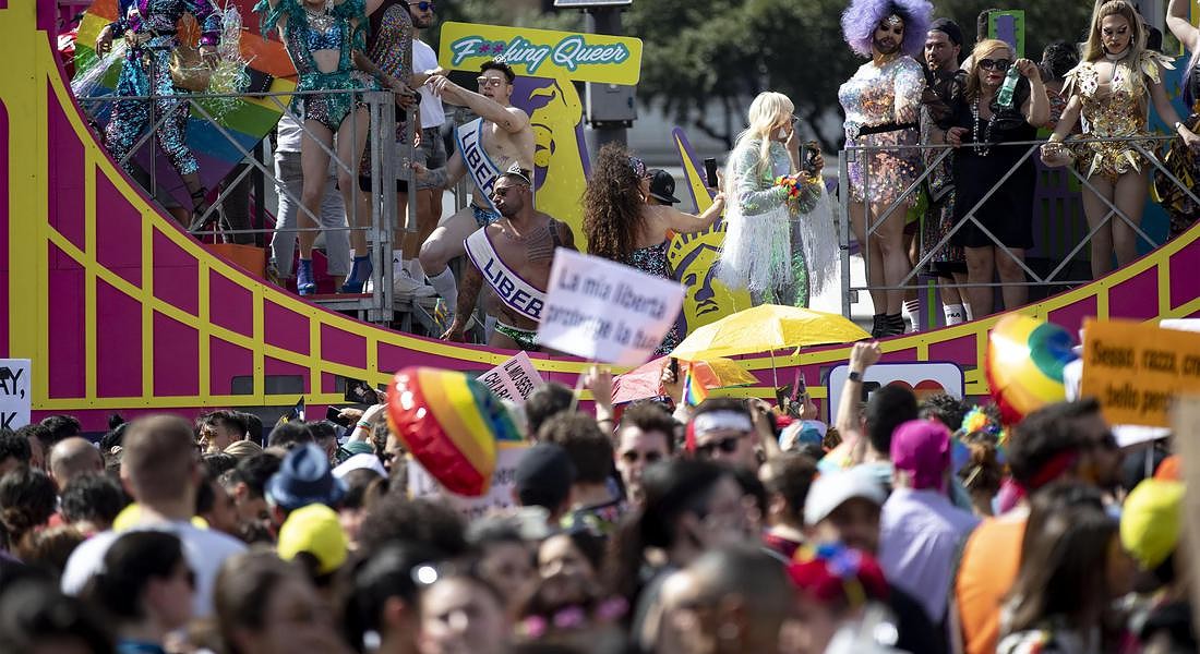 Roma Pride: organizzatori, siamo 700 mila © ANSA