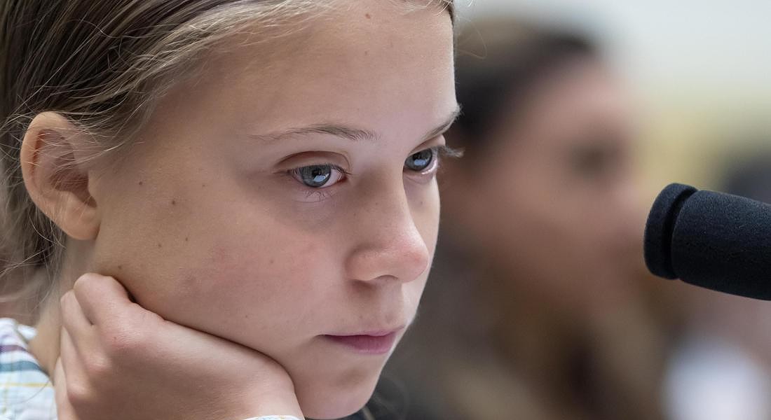 Swedish climate activist Greta Thunberg attends Congressional hearing © EPA
