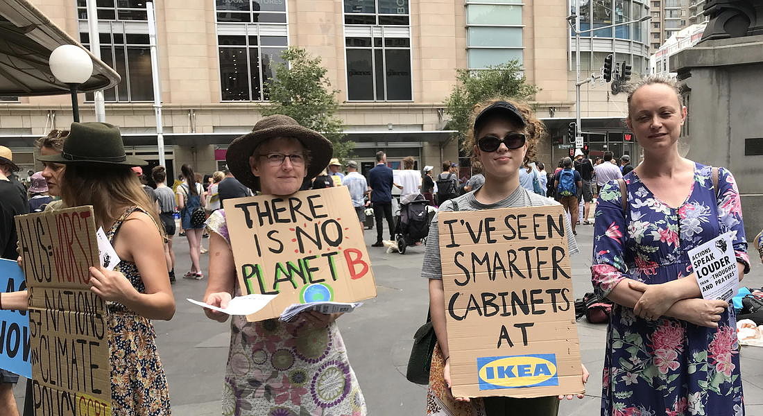 Climate change protest in Sydney © EPA