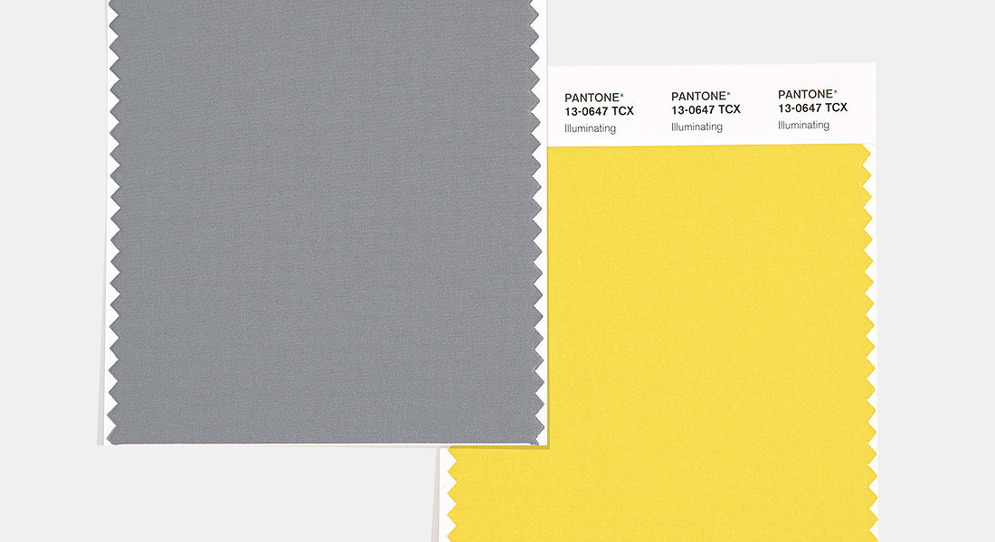Pantone ha annunciato i colori dell’anno 2021: “Ultimate Grey” e “Illuminating” © Ansa