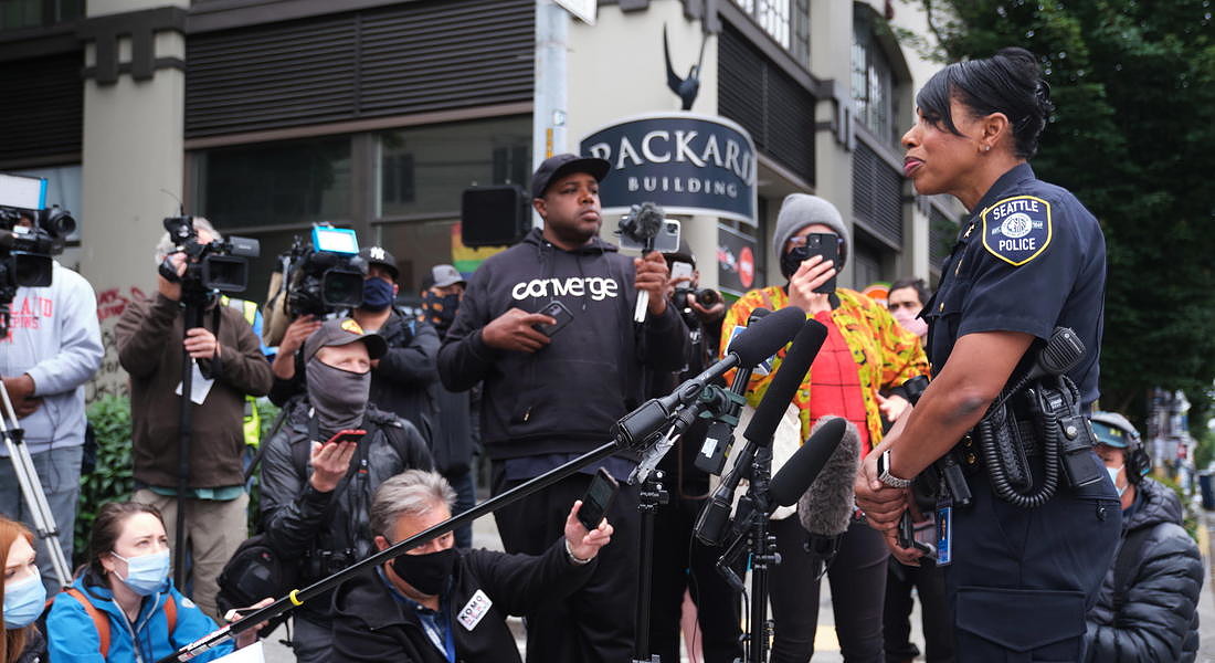 Seattle, Black Lives Matter 'Occupied Protest' © EPA