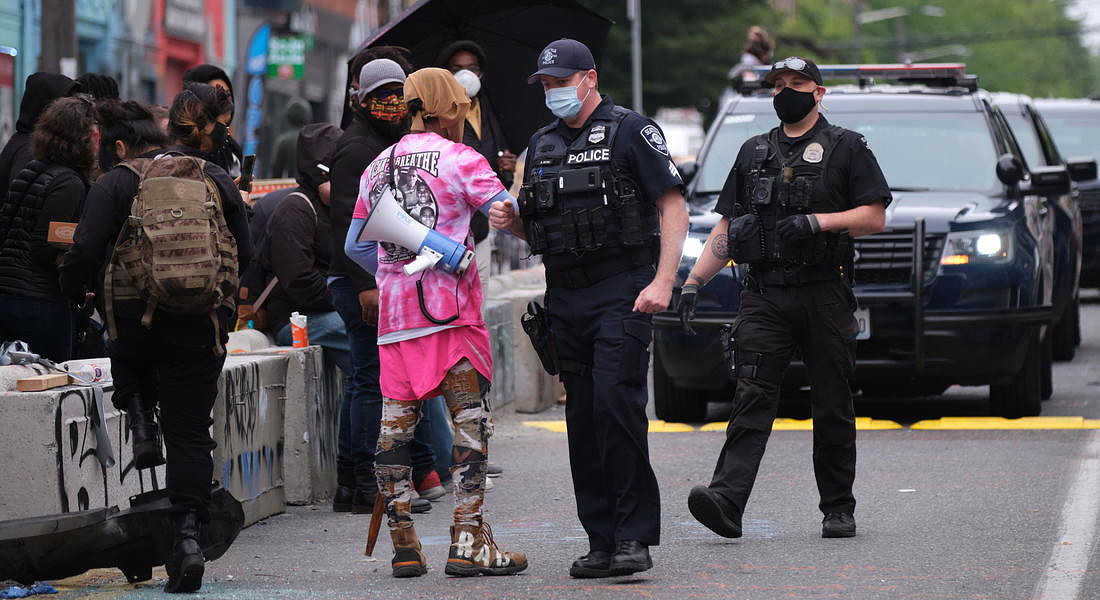 Fatal Shooting at Occupied Protest in Seattle © EPA
