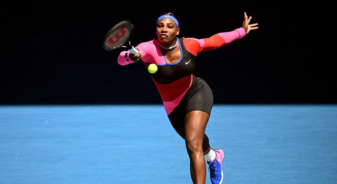 Tennis Australian Open 2021: Serena Williams  appoggia Meghan © EPA