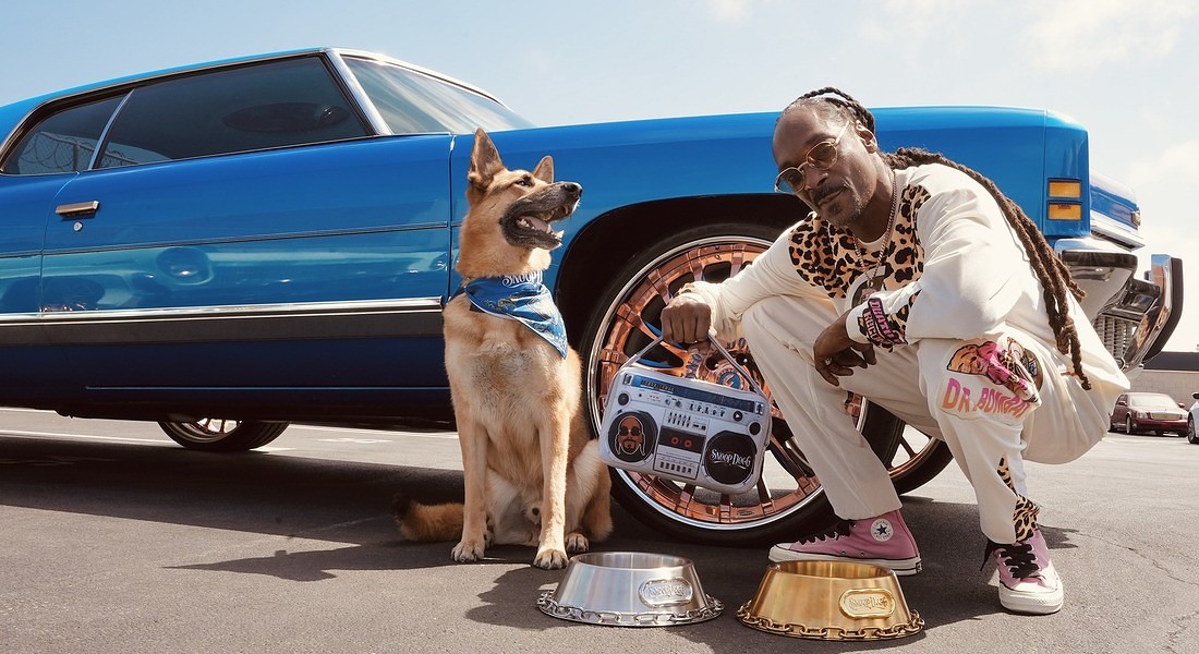 Snoop Dogg lancia linea accessori cani, Snoop Doggie Doggs © Ansa