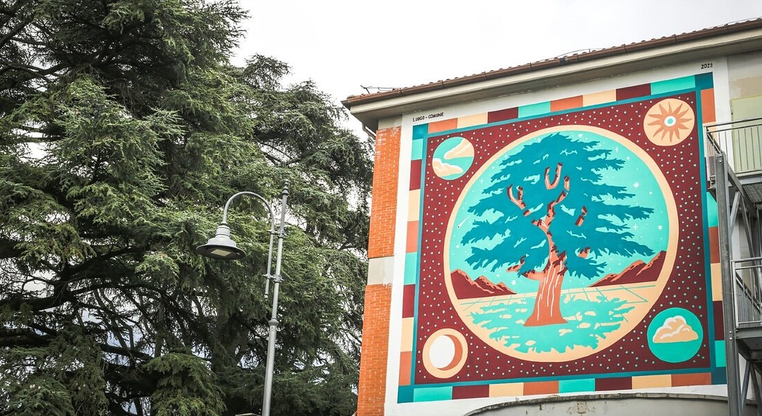 eco-murales “Litahmi” a San Cesareo (Lazio) © Ansa