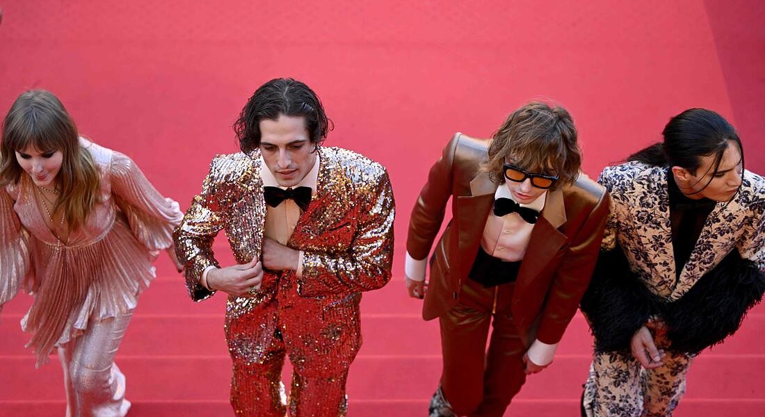 Elvis fa ballare Cannes con i Maneskin © AFP