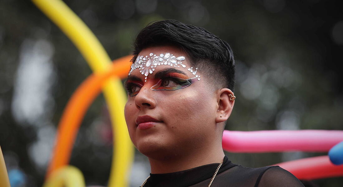 LGBTIQ+ Pride March in Lima, Peru © EPA