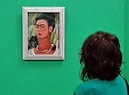 L'autoritratto con scimmia - Frida Kahlo - alle pareti del Mudec di Milano (ANSA)