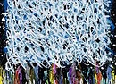 JonOne JonOne, dalla strada alle gallerie di tutto il mondo: la prima personale romana del grande artista americano. JonOne, Blue Sky, 2018, acrylic and ink on canvas, cm 120 x 120 - photo by Gwen Le Bras (ANSA)