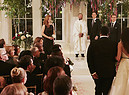 Su Usa Networks le prime foto del matrimonio televisivo di Meghan Markle, Rachel Zane con Patrick Adams, Mike Ross nella serie Suits.  Photo: Ian Watson/USA Network (ANSA)