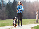 Attività di fitness all'aria aperta con il proprio cane . foto iStock. (ANSA)