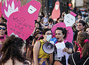 Torino: Non Una di Meno contro femminicidi e violenze di genere (ANSA)
