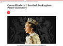 La Regina Elisabetta II � morta (ANSA)