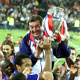 Euro 2000: i festeggiamenti  della vincitrice Francia