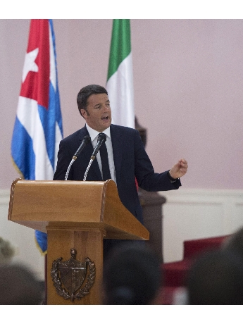 Renzi en La Habana