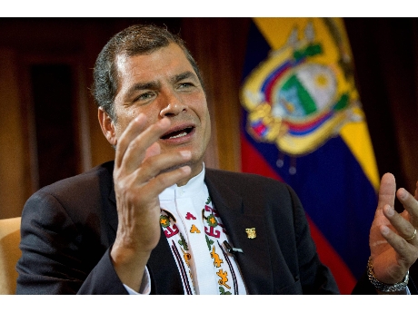 Presidente ecuatoriano, Rafael Correa  (ANSA).