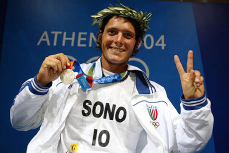 Aldo Montano, campione olimpico in carica nella sciabola individuale