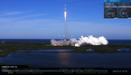 Il lancio della capsula Dragon della SpaceX, da Cape Canaveral (fonte: SpaceX) (ANSA)