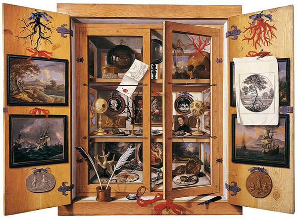 Rivoluzione Galileo : Domenico Remps: Natura morta a inganno (Scarabattolo), seconda metà del XVII secolo © ANSA