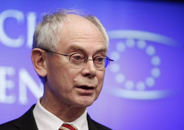 Il presidente permanente della Ue, Herman Van Rompuy © ANSA 