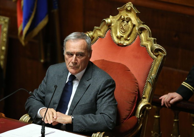 Il presidente del Senato, Pietro Grasso © ANSA
