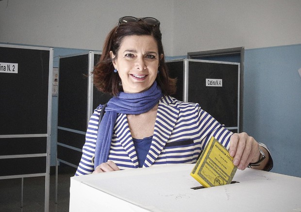 Referendum: Trivelle; presidente Camera Boldrini al seggio © ANSA
