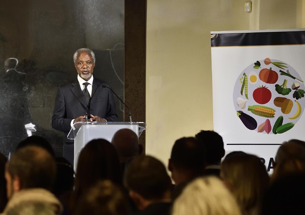 Global Nutrition Summit 2017 a Milano: Kofi Annan © ANSA
