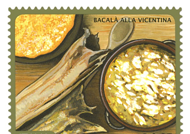 francobollo dedicato al Bacalà alla vicentina © ANSA