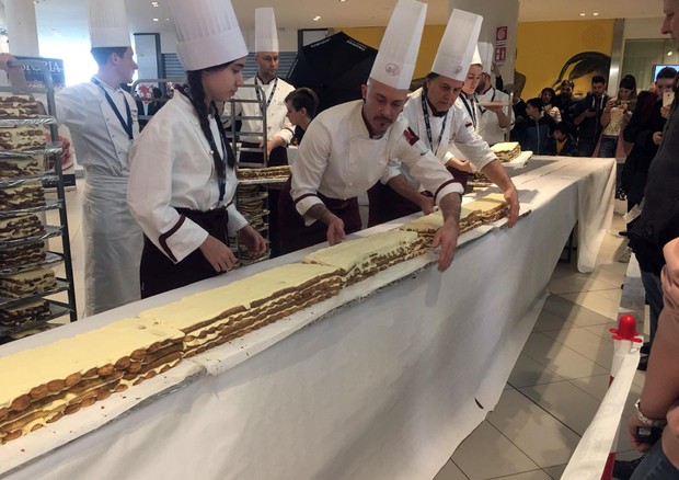 In Friuli Venezia Giulia il tiramisù più lungo del mondo, è record mondiale © ANSA