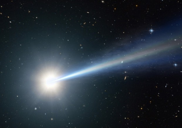 I quasar fanno luce sull''abbraccio a distanza' chiamato entanglement (fonte: NASA/ESA/G.Bacon,STScl) © Ansa