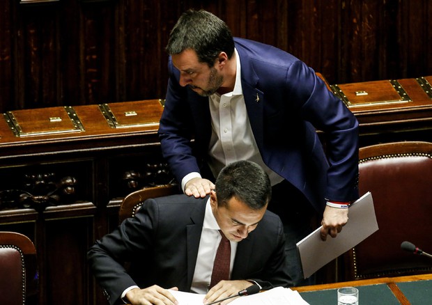 Luigi Di Maio, ministro dello Sviluppo Economico e Lavoro (s), e Matteo Salvini, ministro degli  Interni © ANSA