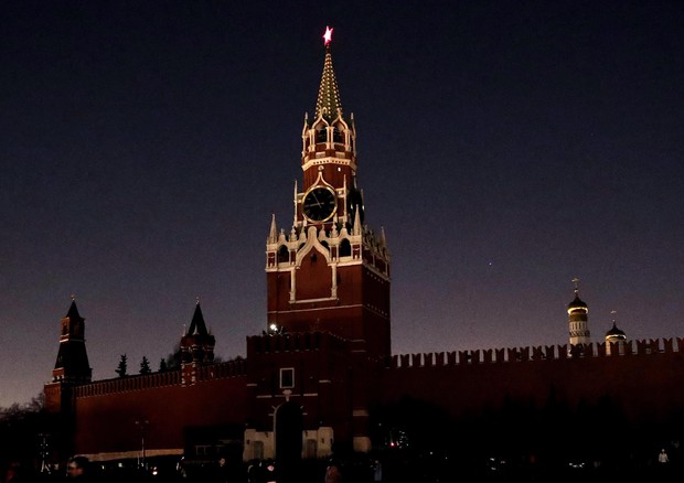 Il Cremlino al buio per 'Earth Hour' © ANSA