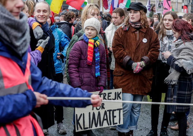Europe Climate Strike in Brussels © EPA