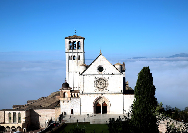 La basilica di San Francesco ad Assisi (credit sanfrancesco.org) © Ansa