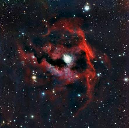 La nebulosa del Gabbiano (fonte: ESO)