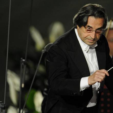 il maestro d'orchestra Riccardo MUti