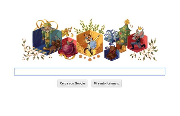 Google, il doodle per il 120esimo anniversario della prima del balletto Lo schiaccianoci
