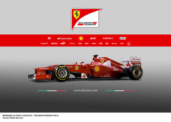 F1: presentata la nuova Ferrari F2012