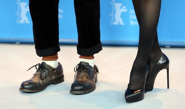 Le calzature degli attori cinesi Tony Leung Chiu Wai e Zhang Ziyi