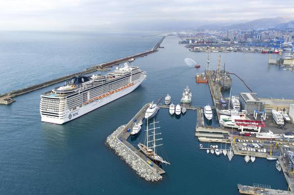 Crociere: oltre 1 mln passeggeri Msc a Genova nel 2014