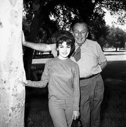 Annette Funicello con Walt Disney