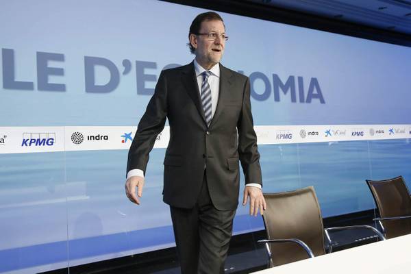 Il primo ministro spagnolo Mariano Rajoy