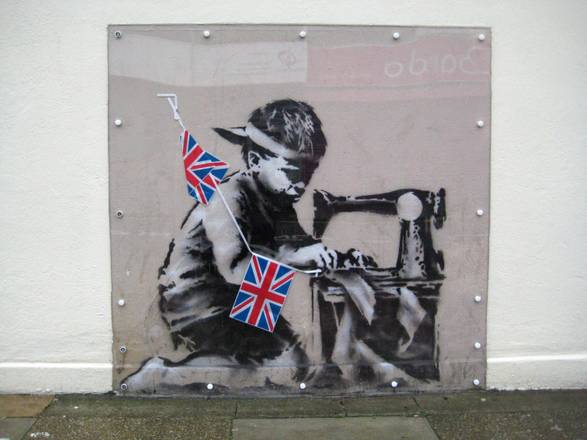 L'opera dell'artista Banksy