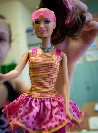 La Barbie calva