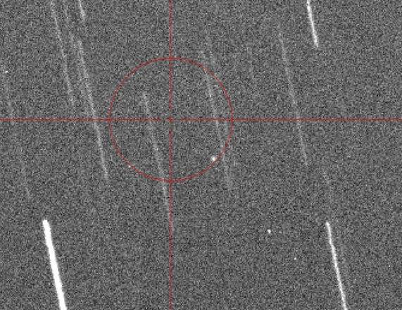 L'asteroide 2003 DZ15 fotografato dal Virtual Telescope il 29 luglio, durante il passaggio ravvicinato alla Terra (fonte: Gianluca Masi, The Virtual Telescope Project)   