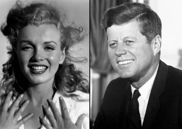 Marilyn Monroe e John Fitzgerald Kennedy